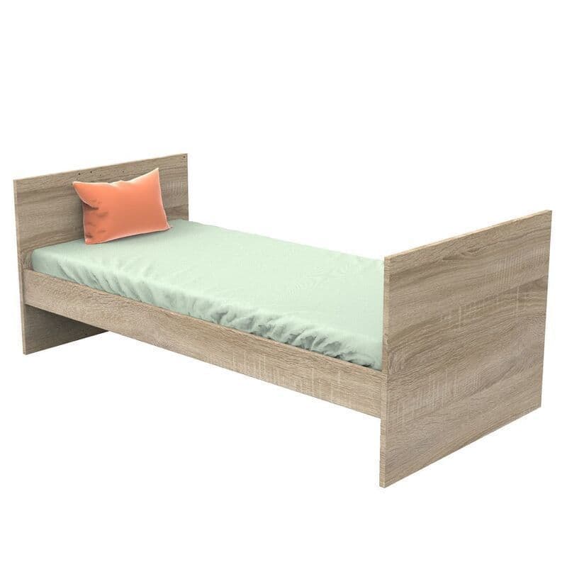 Lit 140x70 Evolutif en 190 Argile Nova Argile Douceevolutif en 90x190 et 140x190, sauthon — vue 4 sur 5