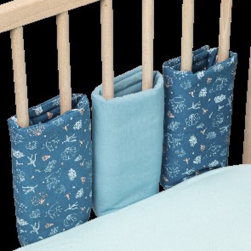 Tour de Lit Modulable Seaside - 22x14cm, seaside romance little-band.fr bleu 22x14