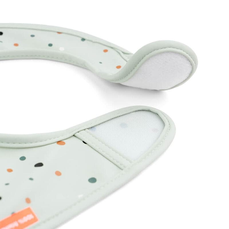 Bavoirs Velcro Croco X2, vert done by deer 2022-02 — vue 2 sur 3