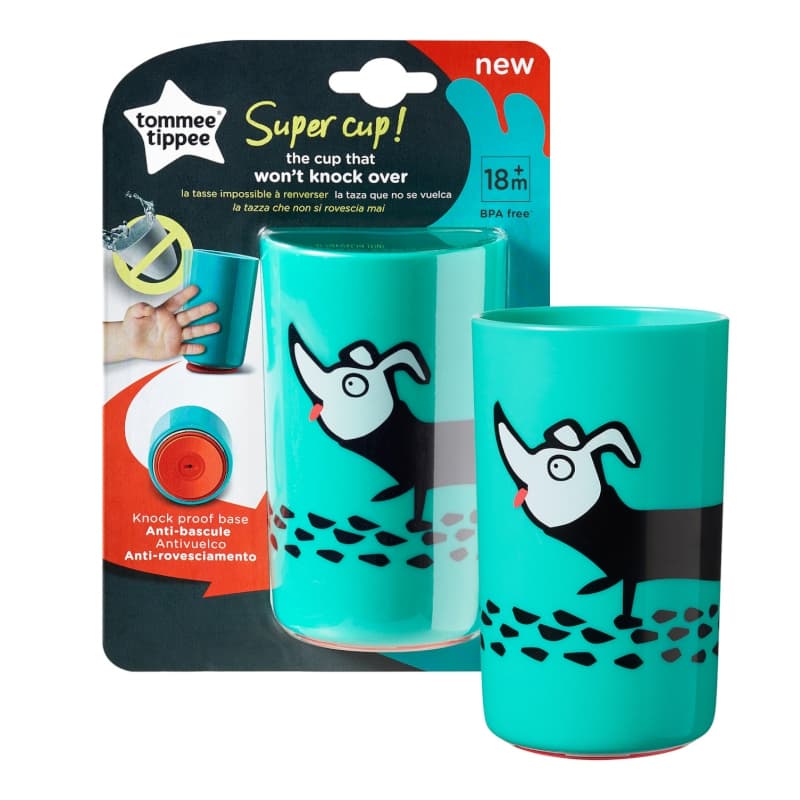 Tasse Anti-chute Supercup 12m+ (300ml) - Vert, tommee tippee vert — vue 1 sur 2