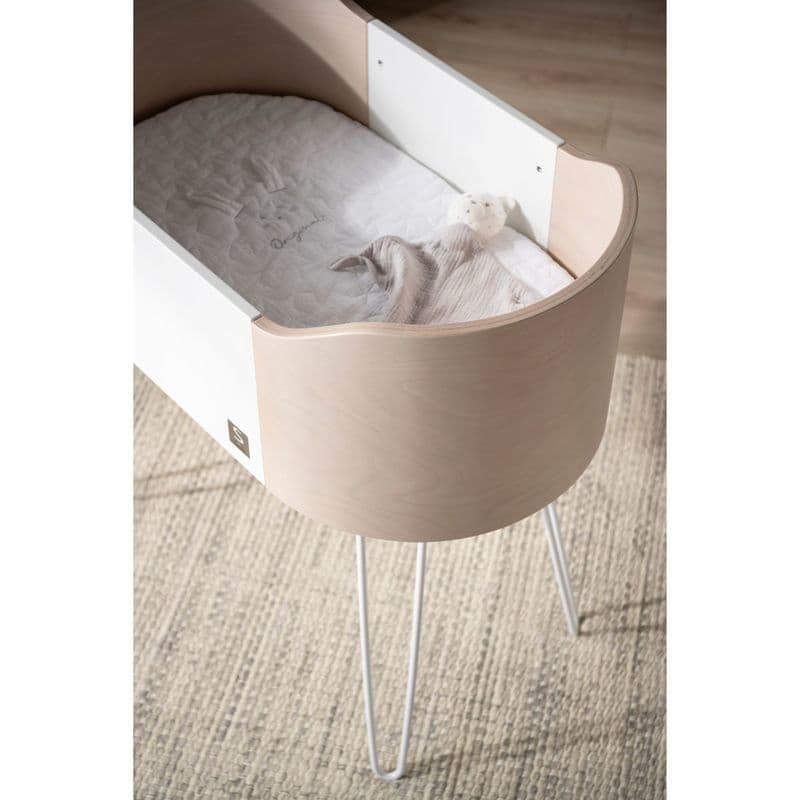 Berceau Pied Fil Blanc Galopin, galopin sauthon original 93 x 96 x 54 — vue 3 sur 4