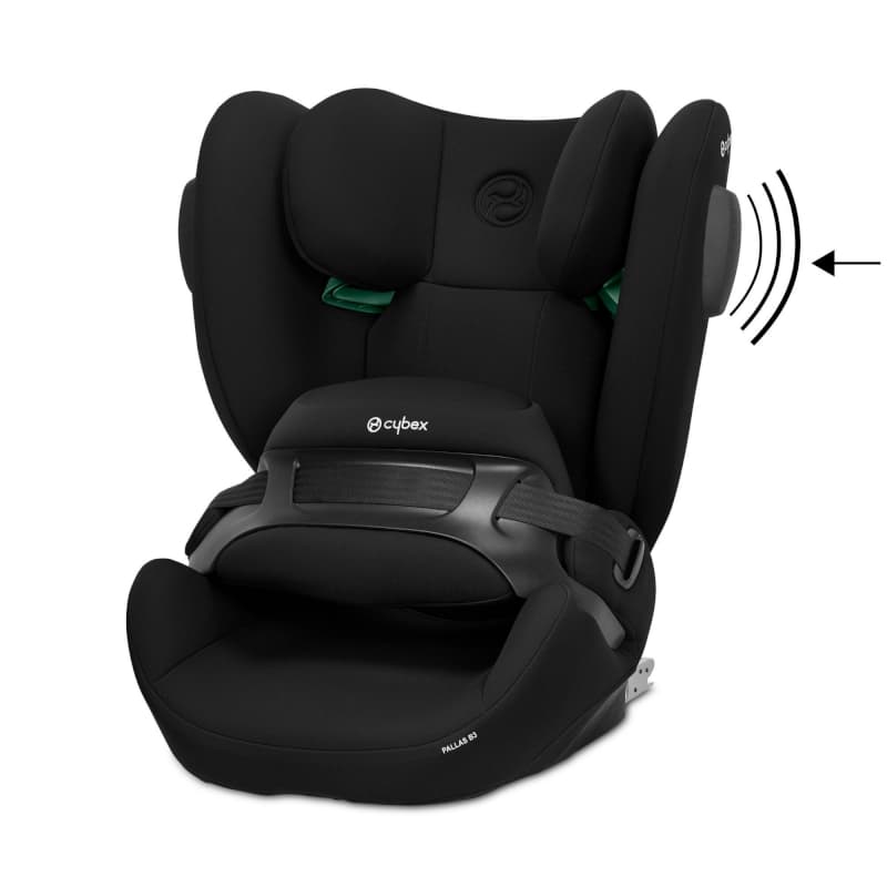 Siege-auto Pallas B3 I-size, pure black gr 1/2/3 silver cybex 07-24 — vue 1 sur 5