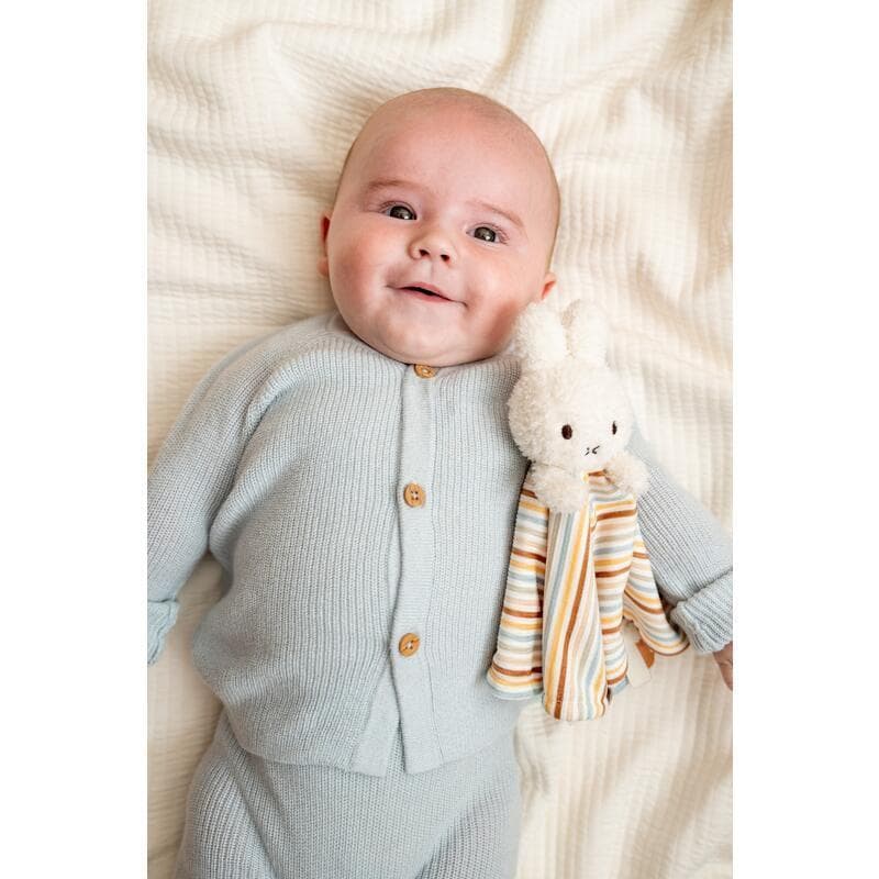Doudou Carre - Vintage Sunny Stripes, multicolore 0m+ miffy little dutch 05-24 — vue 2 sur 2