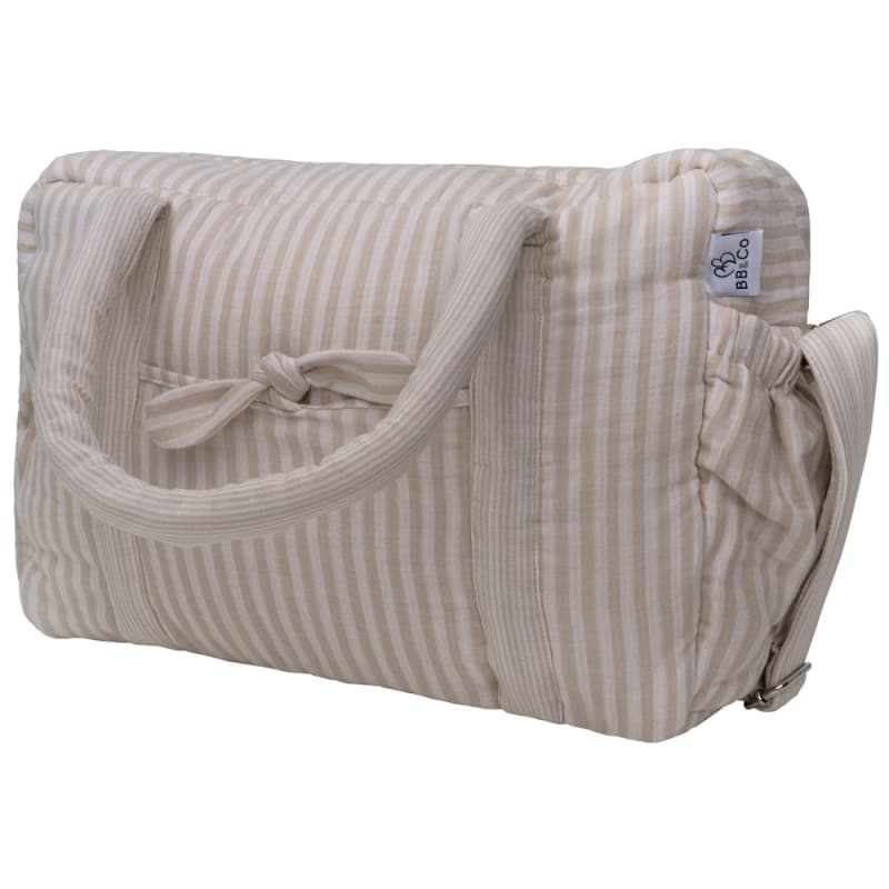 Sac a Langer en Gaze de Coton Raye, galet bb&co 25/12 — vue 2 sur 3