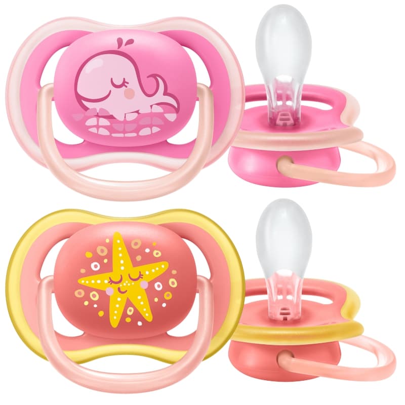 Scf085/04 Sucettes Air 6-18 Girl Anim., philips avent 5 x 10,8 x 12,6 — vue 1 sur 4