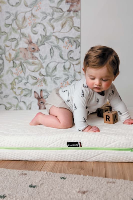 Matelas Zen Dehoussable, blanc 60x120cm candide pe24 / ah24 — vue 5 sur 5
