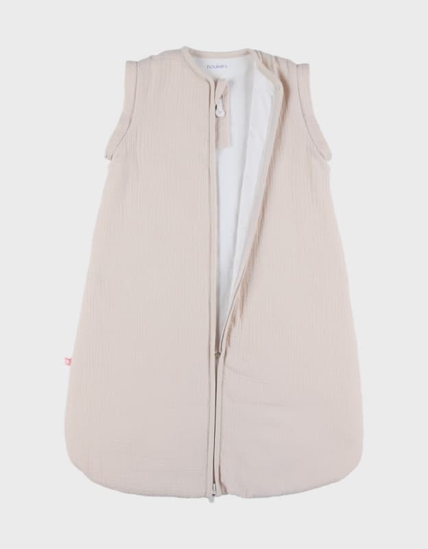 Gigoteuse Nomade Mousseline Bio, beige 70cm m&m 2026 noukie's — vue 3 sur 5
