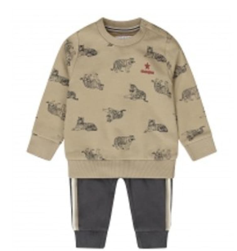 Ens Pyjama Pull+pantalon Tigre