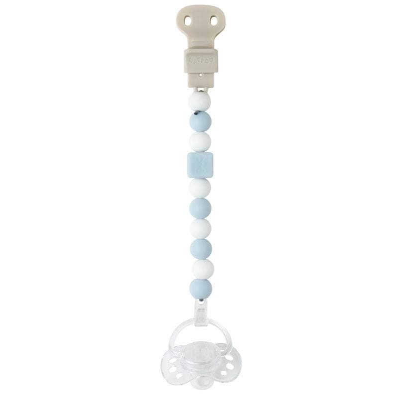 Attache Sucette Silicone Bleu-blanc — vue 2 sur 2