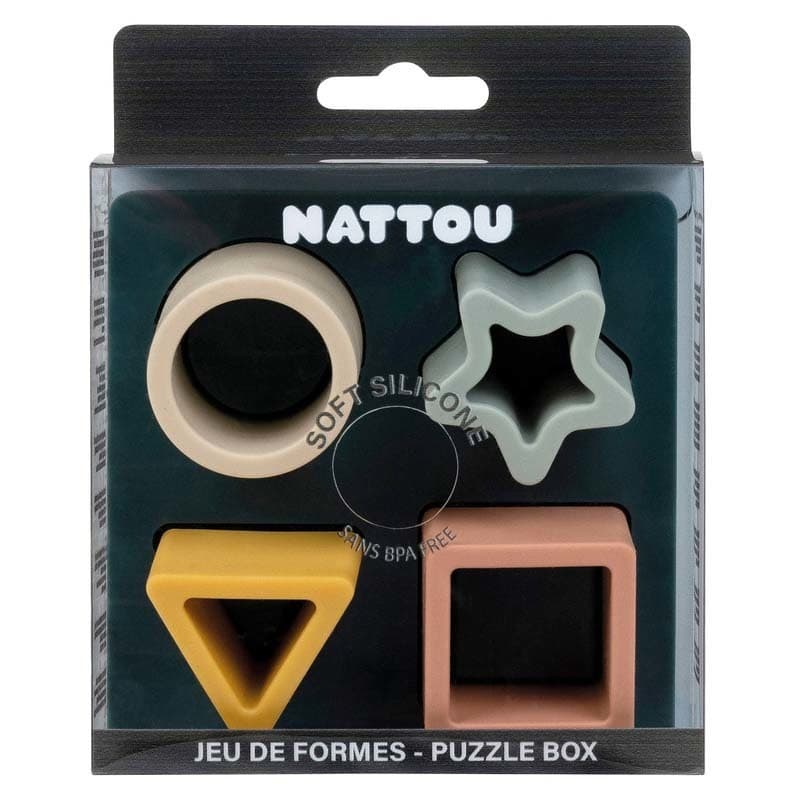 Jeu Formes Puzzle Vert, silicone nattou — vue 2 sur 2