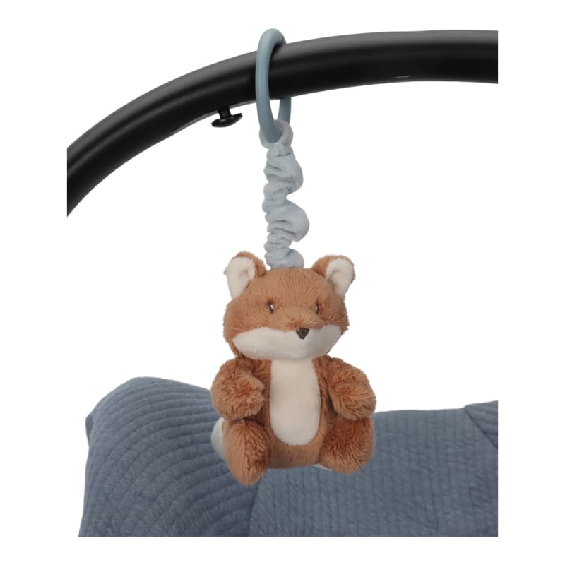 Peluche Vibrante Renard, marron bleu beige forest friends little dutch — vue 4 sur 4