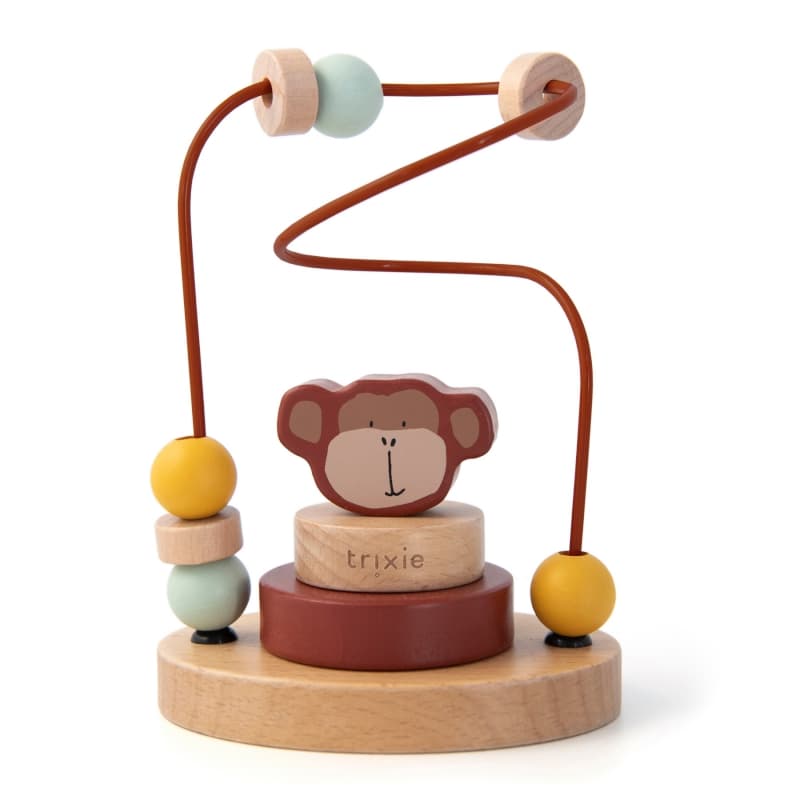 Labyrinthe a Perles en Bois - Mr. Monkey, mr. monkey trixie brown 15 x 11 x 8 — vue 1 sur 2