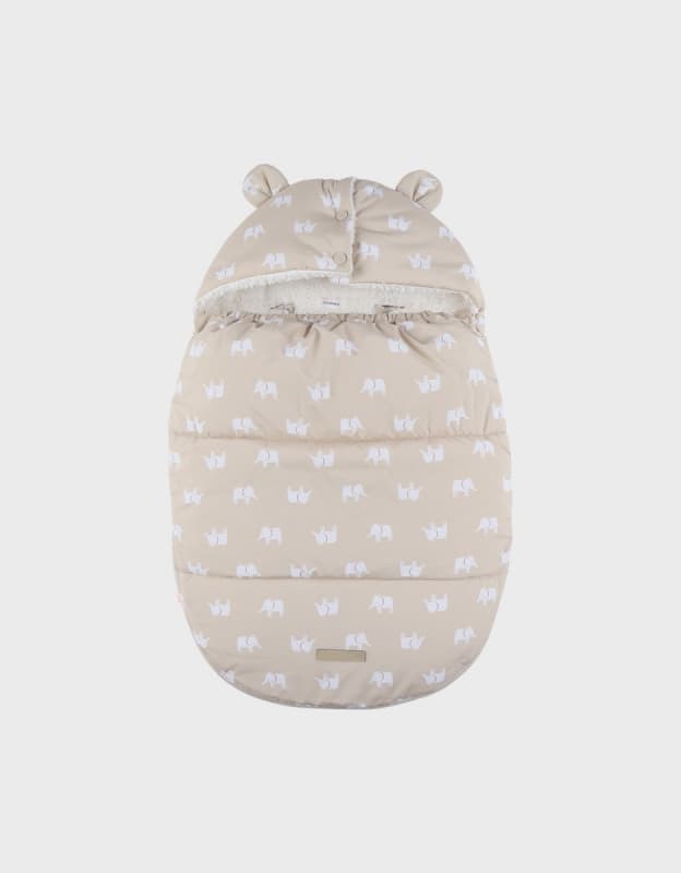Chanceliere Bebe, beige mix and match noukie's hiver — vue 1 sur 4
