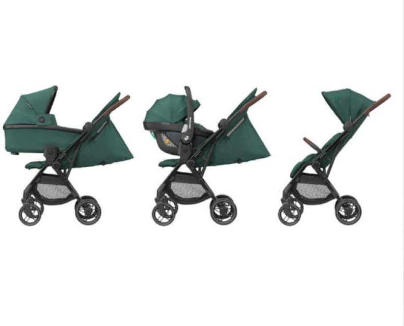 Mc Soho Essential Green (black Frame & Brown Leather), maxi-cosi — vue 2 sur 3