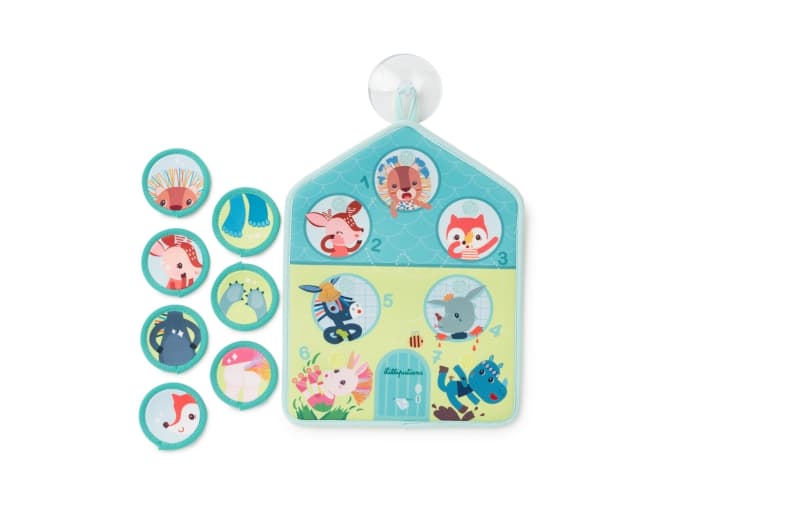 Panneau de Bain Je Me Lave, bain lilliputiens vert/bleu 21,5 x 0,4 x 33 collection 2024 p/e — vue 2 sur 5