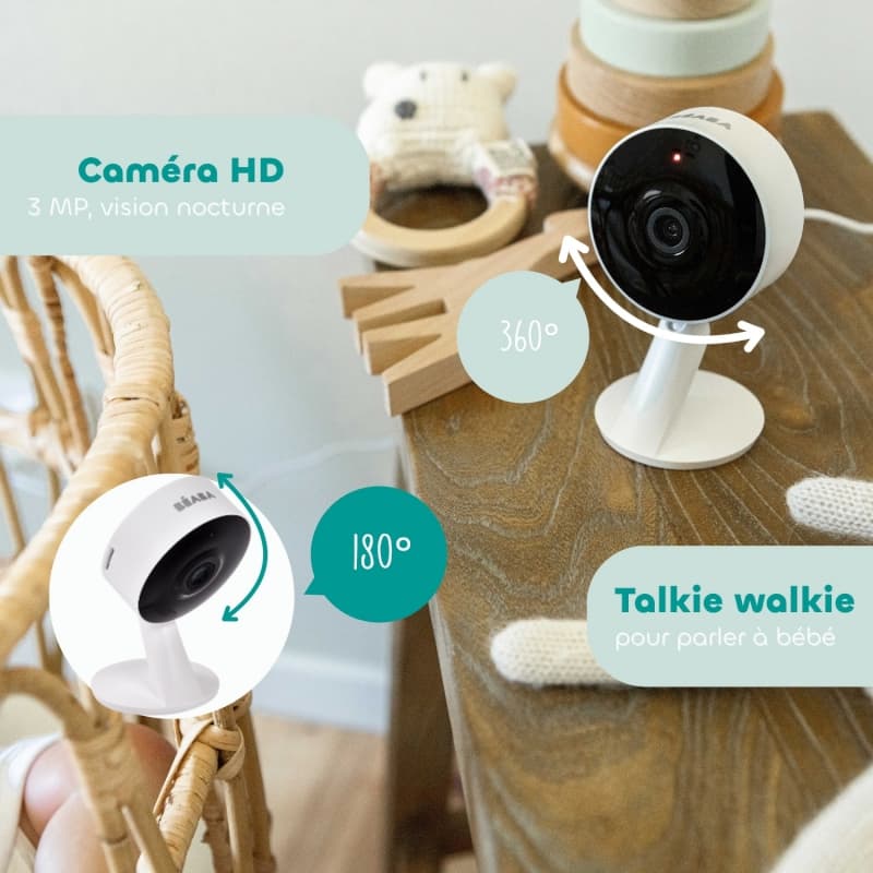 Ecoute Bebe Zen Connect Mini, white beaba — vue 5 sur 6