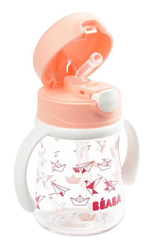 Tasse Paille 240 Ml - Light Pink, repas beaba light blue 240 ml — vue 1 sur 3
