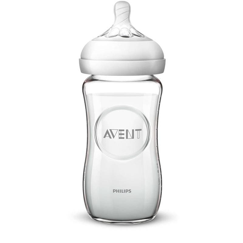 Scf053/17 Biberon Natural Verre 240ml, philips avent 7,3 x 7,3 x 18,4