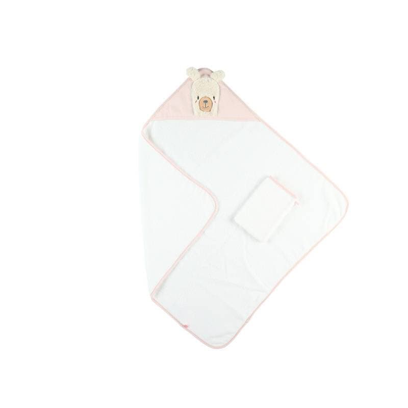Set de Bain Rose Moris Sacha, rose clair permanent — vue 3 sur 3