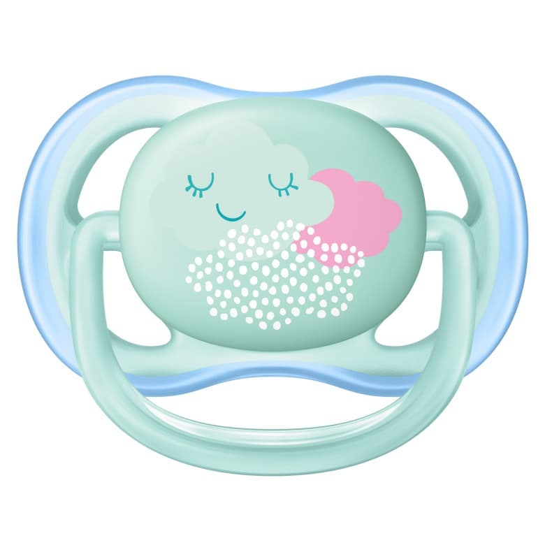2 - Sucettes Ultra Aerees - 0/6 Mois - Rose/vert — vue 3 sur 4