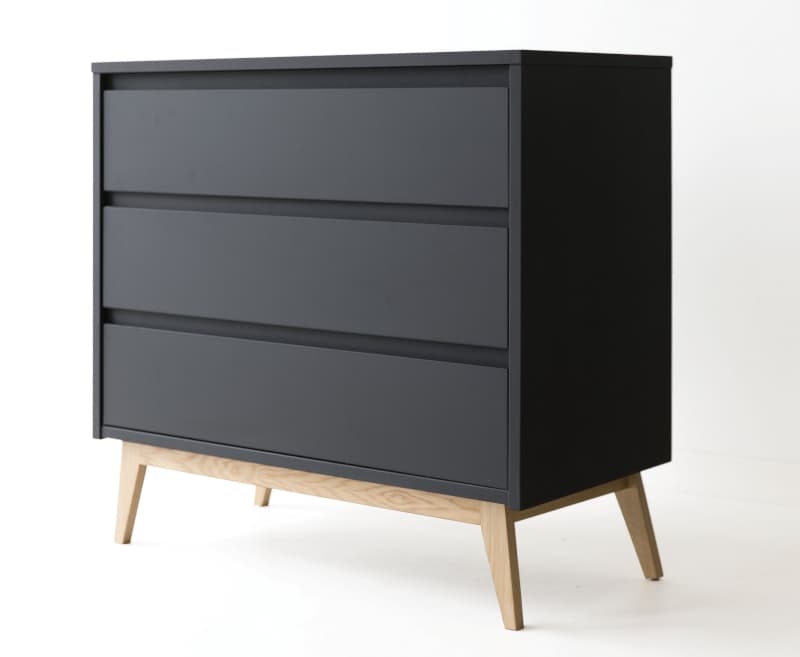 Commode+plan a Langer Pure Black, chambre pericles 106,7 x 51,80 x 96,90