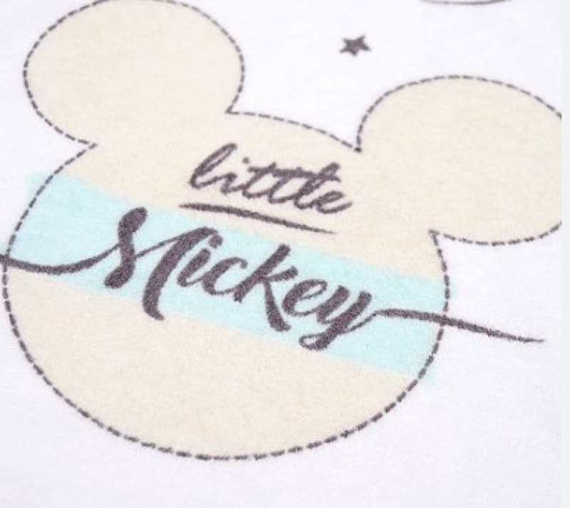 Bavoir Maternelle Mickey, mickey little one disney 35x38 — vue 2 sur 2