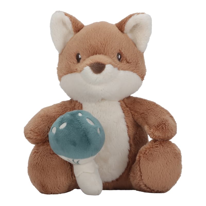 Peluche Renard, marron beige bleu forest friends little dutch — vue 1 sur 2