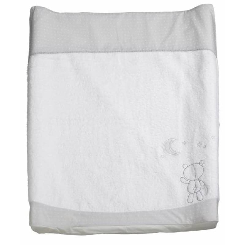 Matelas a Langer Celeste, celeste sauthon babydeco blanc/gris 68x52 per