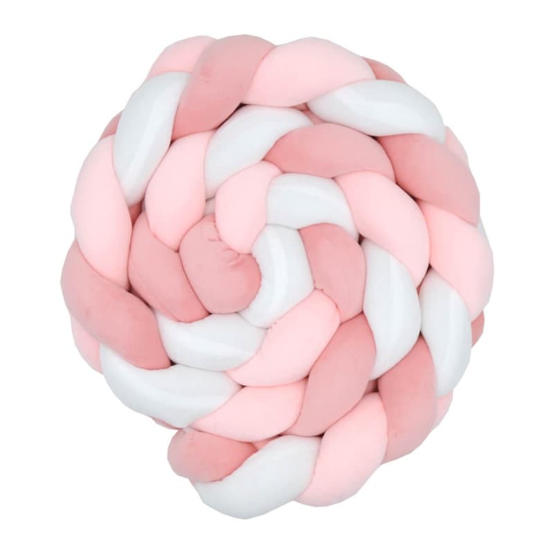Coussin Tresse 200cm Rose
