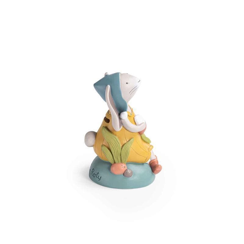 Tirelire Lapin, trois petits lapins multicolore 9,5x11x16xcm p-e-a-h — vue 3 sur 3