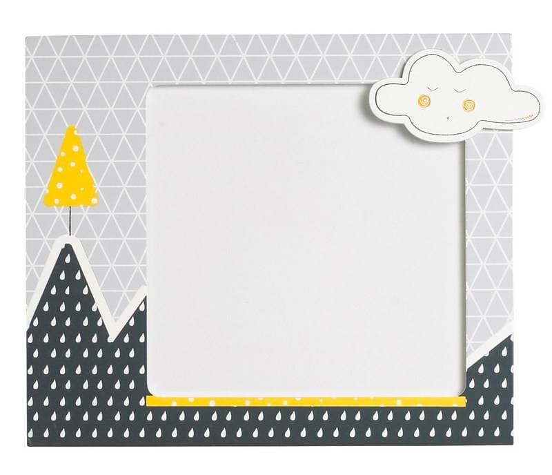 Set de 2 Cadres Photos Babyfan, babyfan sauthon baby deco blanc/gris 17x14,5 cm (p — vue 1 sur 3