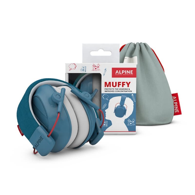 Casque Antibruit Enfant Muffy Bleu, protections auditives - casque anti bruit alpine 12cm x 10,5cm x 12,5cm — vue 2 sur 2