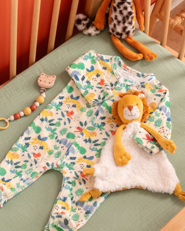 Doudou Lion Mamba, jaune la foret mawa moulin roty 26/01 — vue 6 sur 7