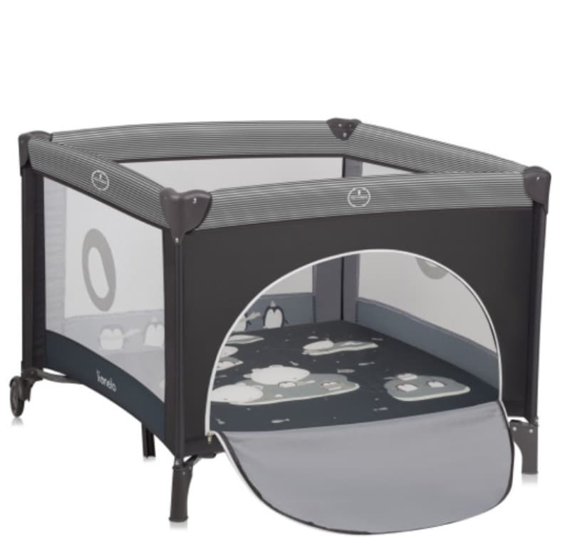 Parc Lit Bebe Grey Scandi — vue 1 sur 2
