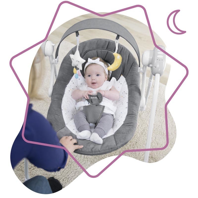 Bundle Bancelle Confort Moonlight + Adaptateur, babymoov france gris — vue 2 sur 5
