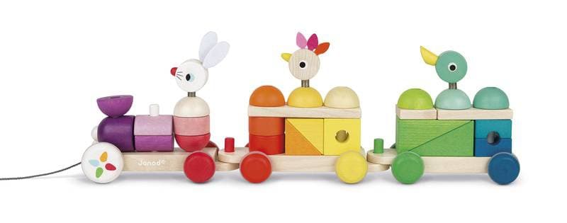 Train Geant Multicolore Zigolos