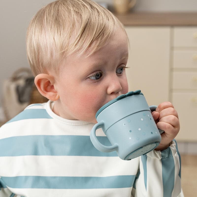 Foodie Tasse Apprentissage Happy Dots, bleu done by deer news june 2023 — vue 1 sur 5