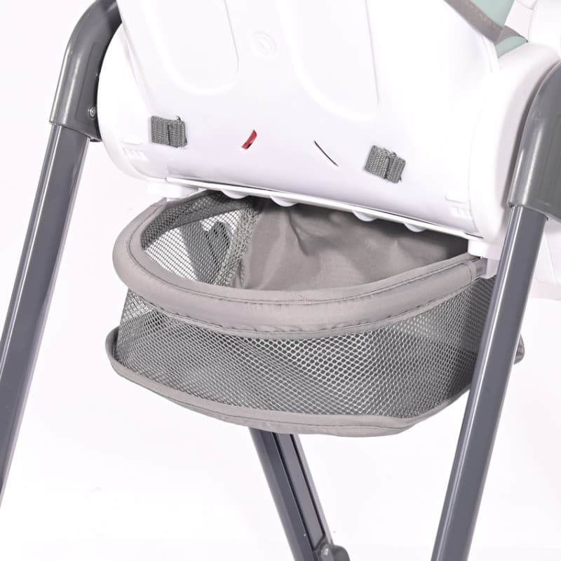 Chaise Haute Party 2 Roues, gris lorelli 25/03 — vue 3 sur 6