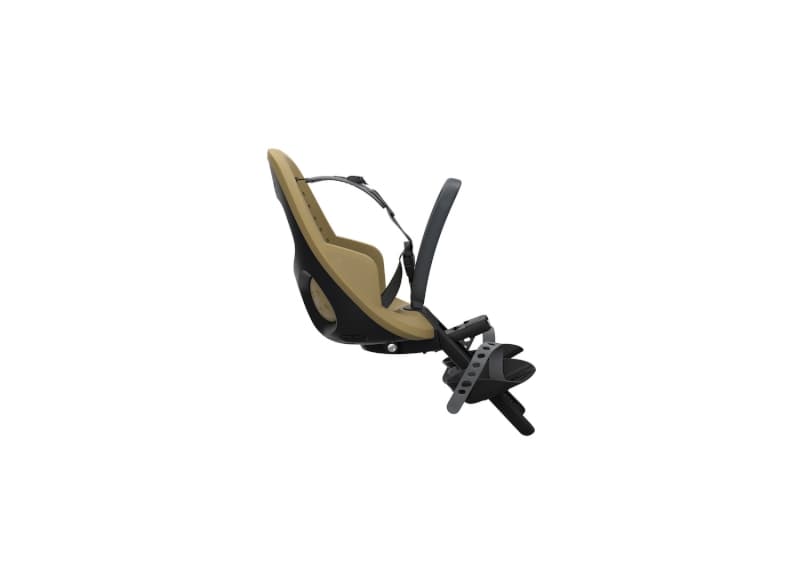 Siege-velo Yepp 2 Mini Fennel Tan, active with kids thule — vue 3 sur 5