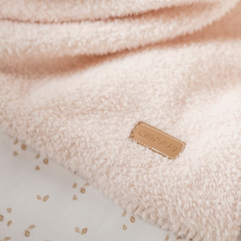 Couverture Supersoft Bouclette, ecru 100x75cm teddy bouclette nattou 25/07 — vue 4 sur 5