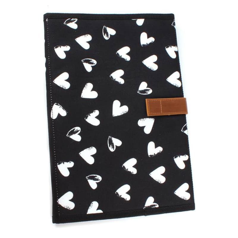 Sac a Langer (avec Matelas & Range Biberon) Black & White - Coeurs, noir/blanc per — vue 5 sur 5