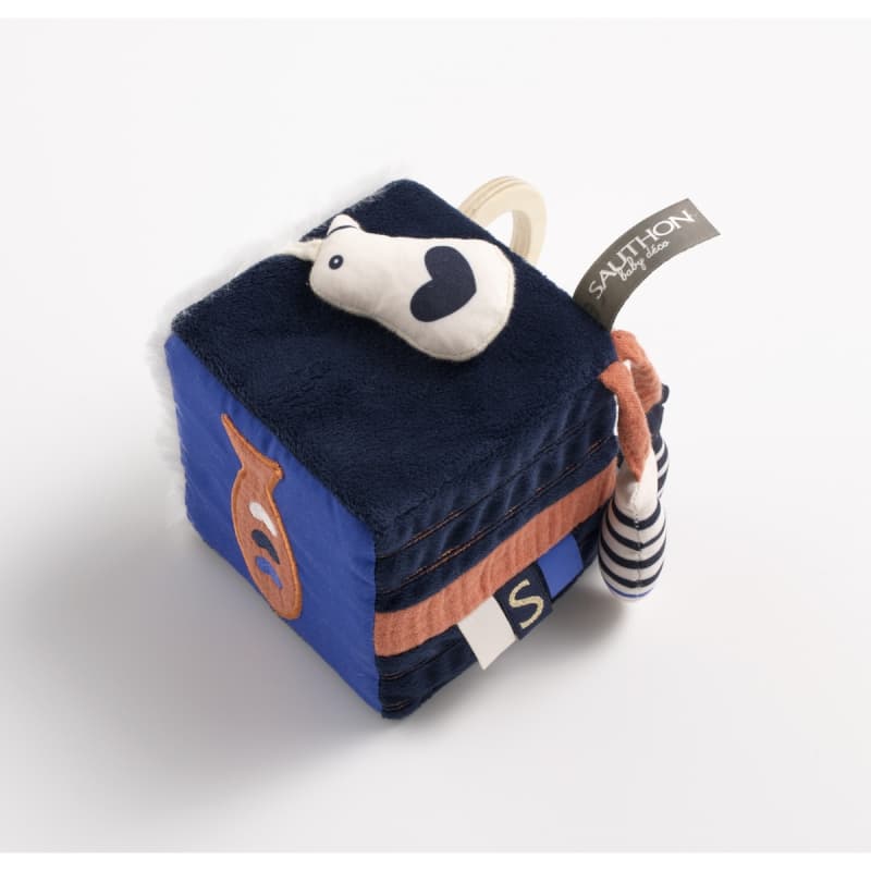 Cube d'Activites, baby sailor deco bleu — vue 1 sur 2