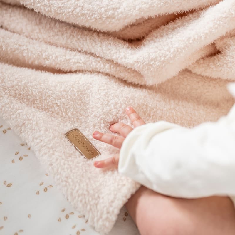 Couverture Supersoft Bouclette, ecru 100x75cm teddy bouclette nattou 25/07 — vue 3 sur 5