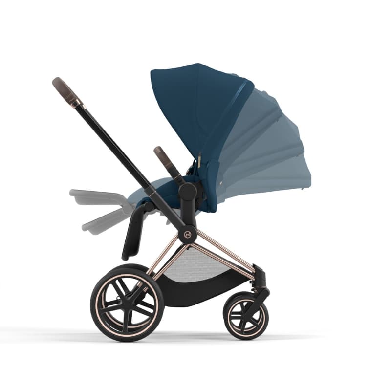 Priam 2022 Pack Siege Mountain Blue, cybex platinum 2022 — vue 3 sur 4