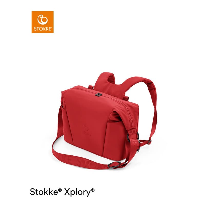 Xplory X Changing Bag Ruby Red, stokke ruby red — vue 2 sur 3