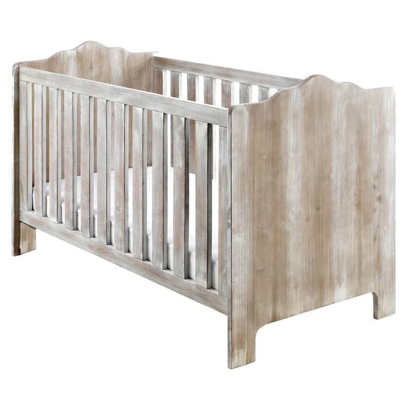 Little Big Bed 70x140 Lin Brun Bois Massif Calys, calys lin brun