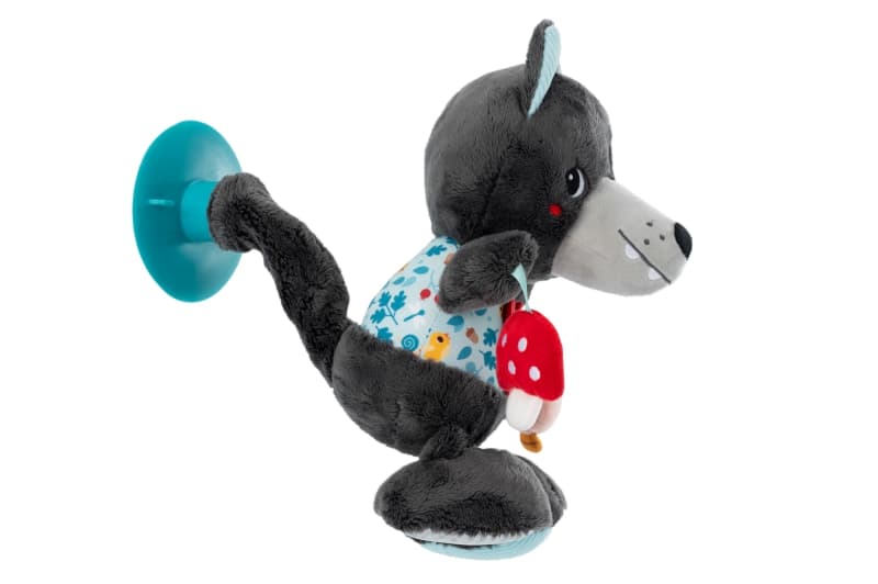 Louis Peluche d'Activites Nomade, je decouvre lilliputiens gris/bleu 23 x 12,5 x 31 collection 2024 p/e — vue 2 sur 5