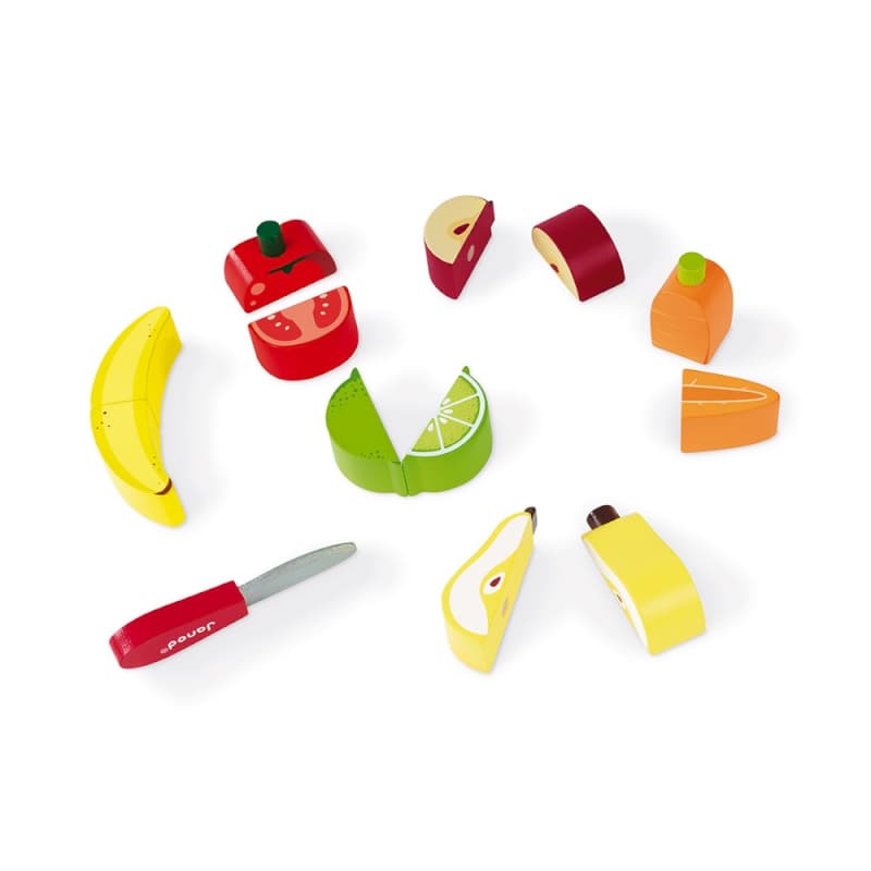 Plateau Fruits & Legumes, jouets d'imitation janod multicolore — vue 4 sur 5