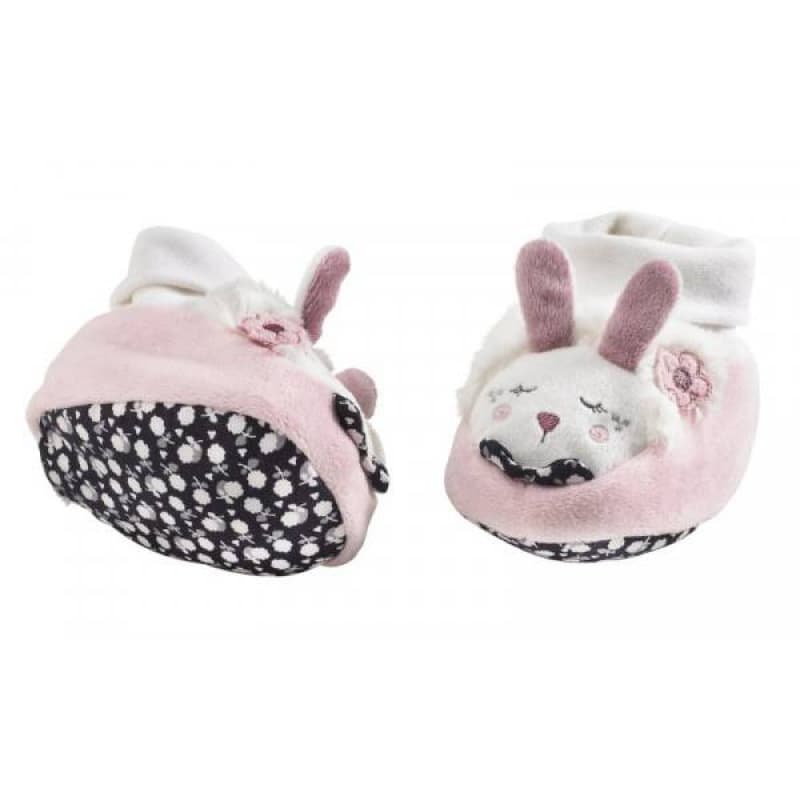 Chaussons 0/6mois Miss Fleur de Lune, sauthon
