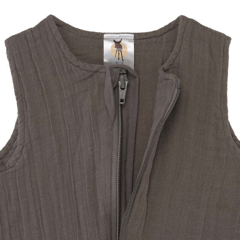 Gigoteuse en Mousseline Gots Anthracite, 74/80, 7-12 Mois, Edition Toute Saison, lässig anthracite — vue 5 sur 5